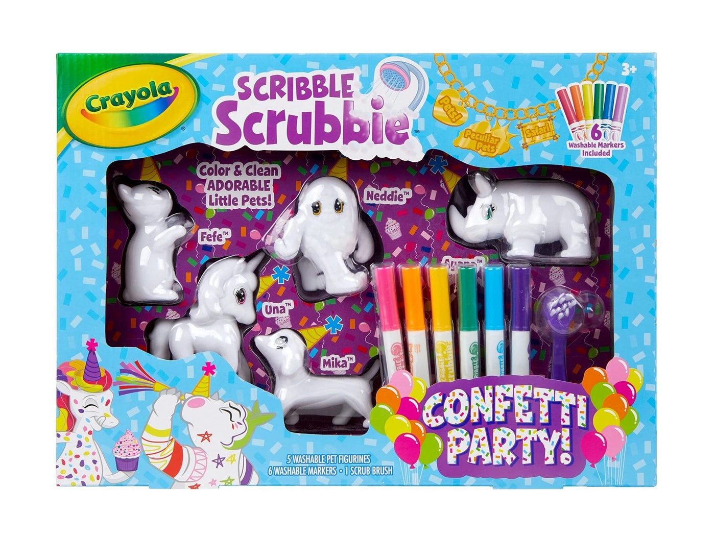 Crayola Scribble Scrubbie - Toy Pet Playset 3+ years 5 pcs