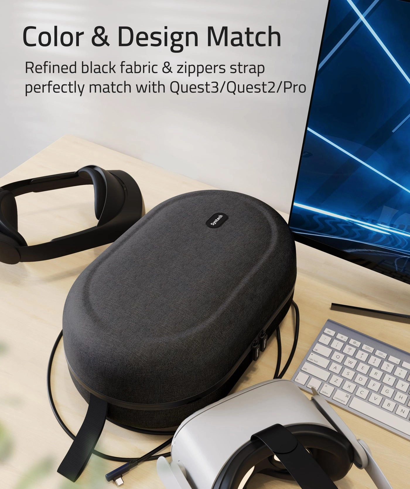 Hard Carrying Case - Meta Quest 3S/Oculus Quest 3/2/Pro/Pico4