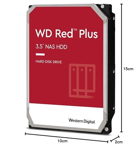 WD Red Plus 3.5" 7200rpm 256MB SATA 6Gb/s (WD80EFBX) - 8TB