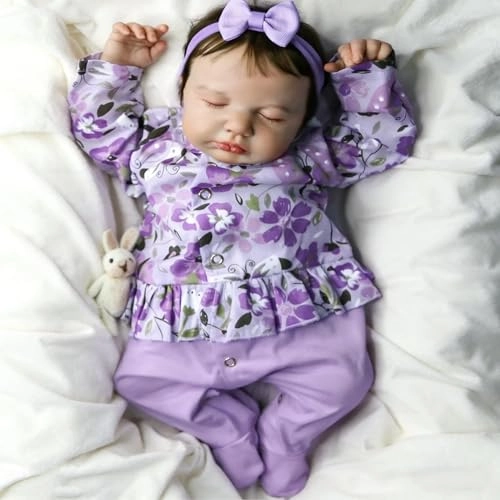 Loulou Reborn Baby Doll - 20 inch Full Body Vinyl Girl Ages 3+