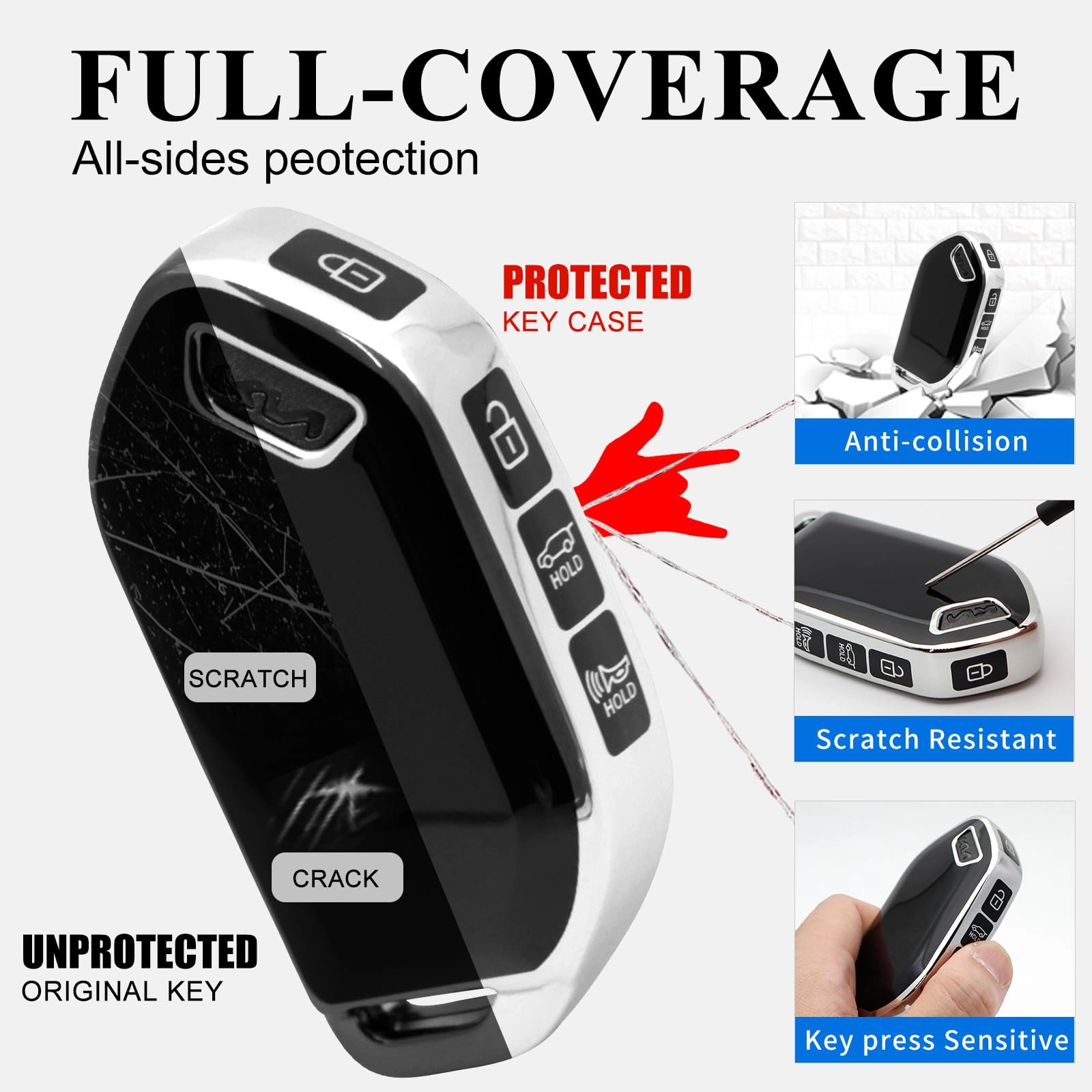Advanced TPU key protection case - Vehicle