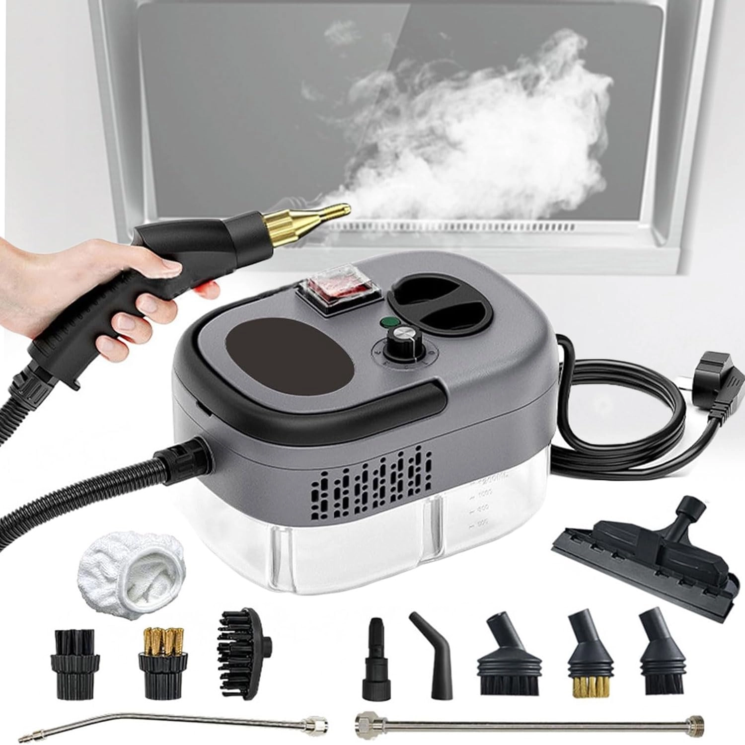 Steam Cleaner - 3BAR 1.2 Liters