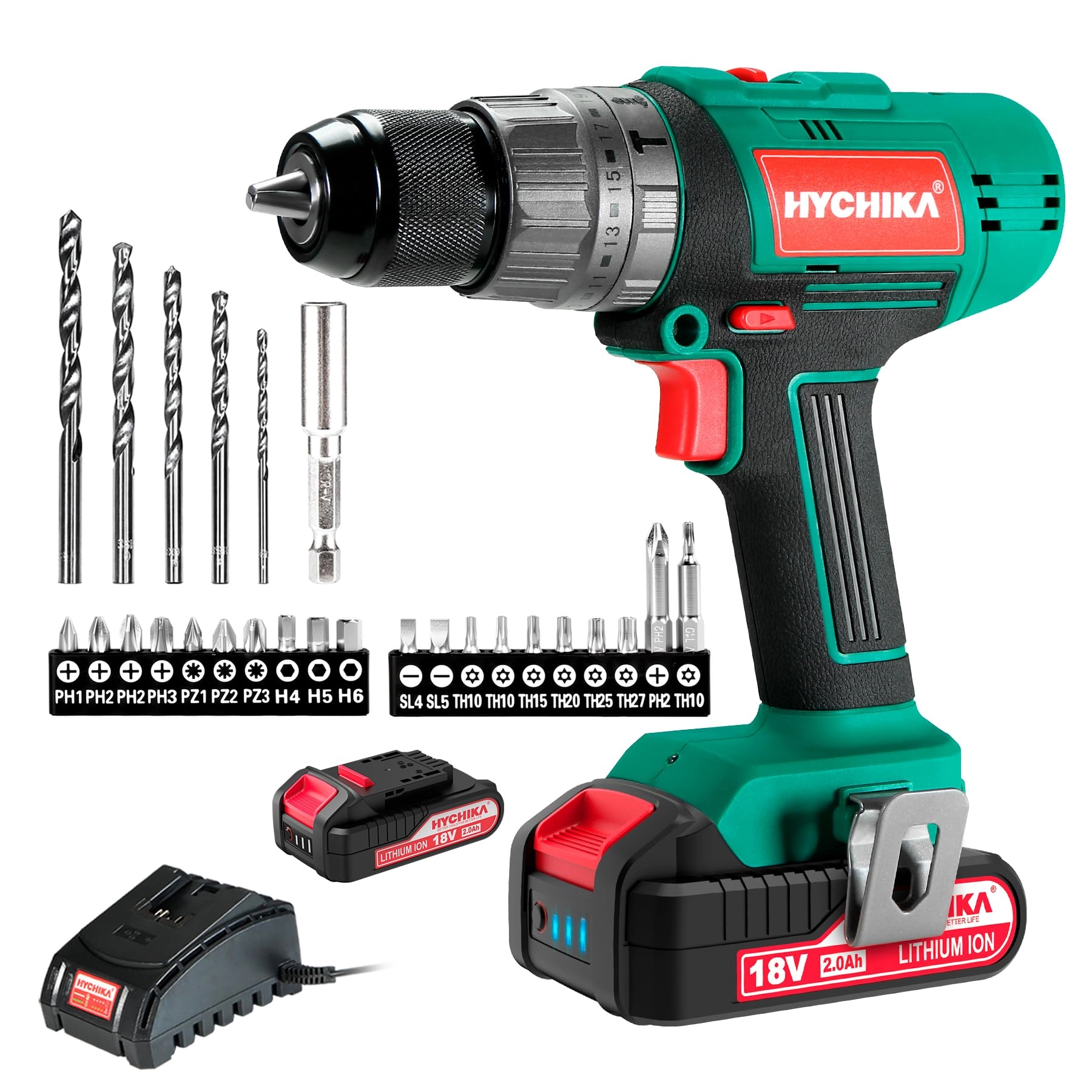 HYCHIKA BETTER TOOLS FOR BETTER LIFE ML-CD176-180KS-18V - 2000mAh