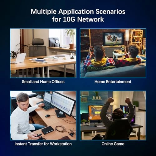 8 Port 10GB Fiber Switch Web Managed 8-Ports