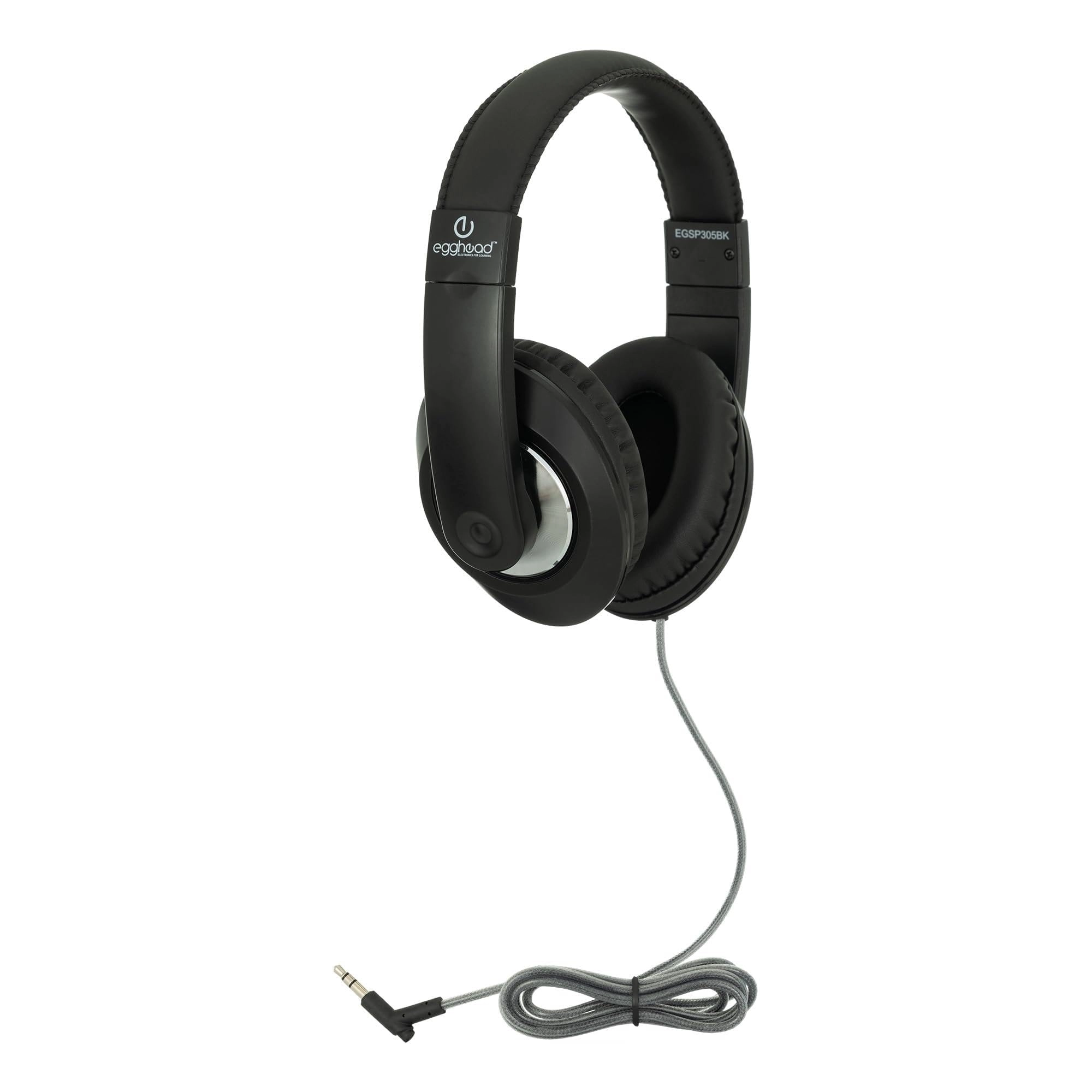 School Outfitters EGP30510BK Wired Headphone