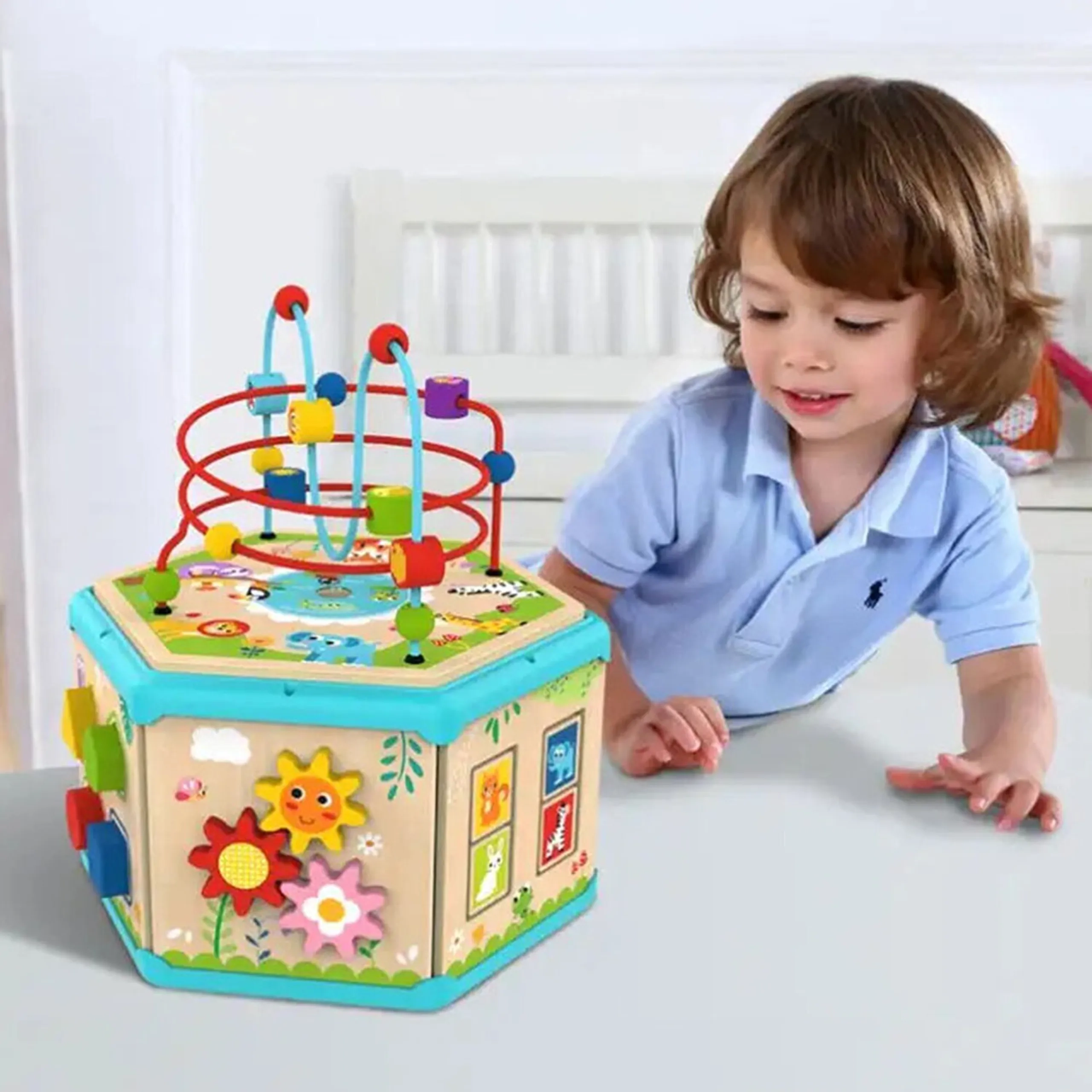 7-in-1 Activity Cube - 2 years & above 6 pieces