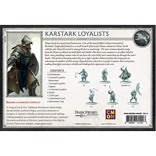 A Song of Ice and Fire Tabletop Miniatures Game: Karstark Loyalists Unit Box
