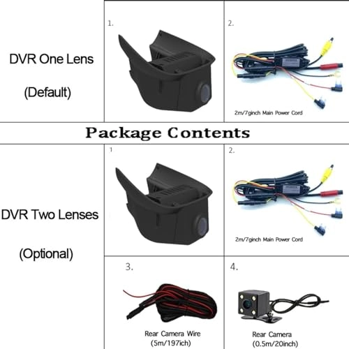 Dash Cam - 1080P for Ford Fox Mid-range 2019