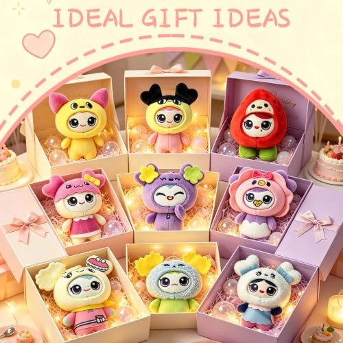 Twwiicce Plush Set - 6 cm - Assorted Styles