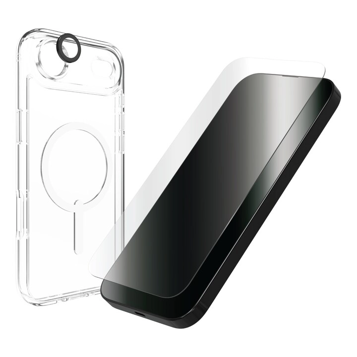 ZAGG CP MagSafe Clear Case + IS Glass Elite Screen Protector + Camera Ring - 3-in-1 MagSafe-compatible for iPhone Air