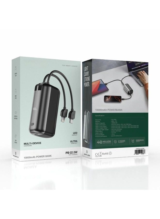 Power Bank - 10000mAh 22.5W Fast Charging