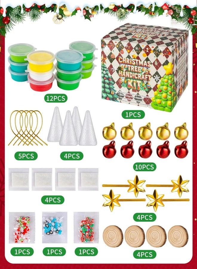 Christmas Trees Crafts Kit - 12Pack
