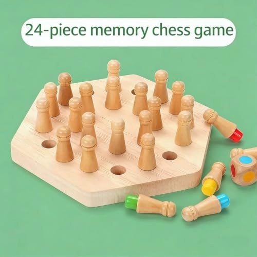 Wooden Memory Match Stick Chess