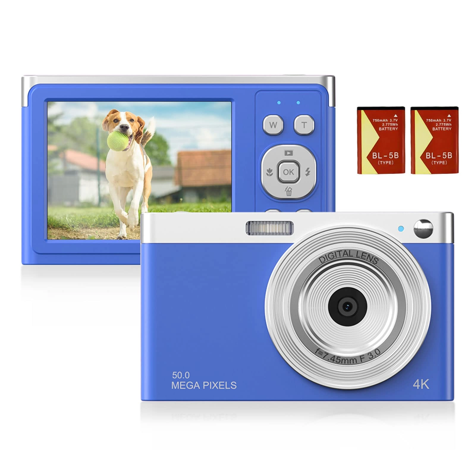 Compact 4K Digital Camera - 50MP