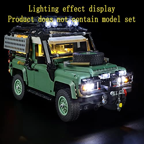LED Lighting Kit for LEGO Land Rover Classic Defender 90 10317