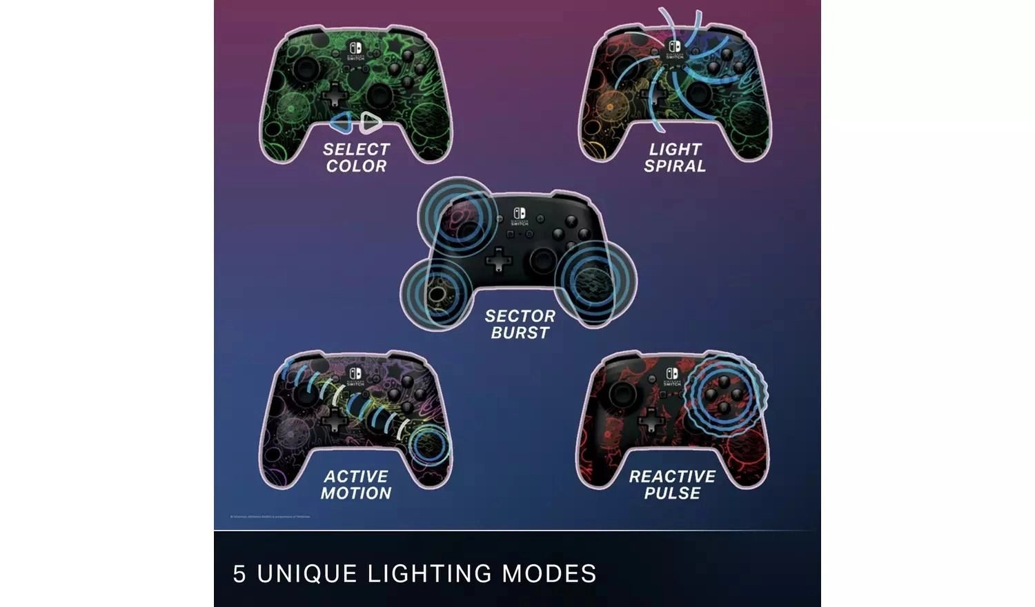 Enhanced Controller - Multicolour Nintendo Switch