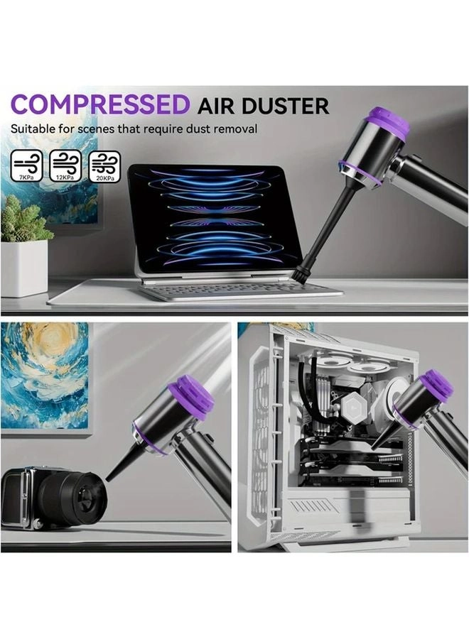 4-in-1 Wireless Handheld Vacuum Cleaner - 2000mAh