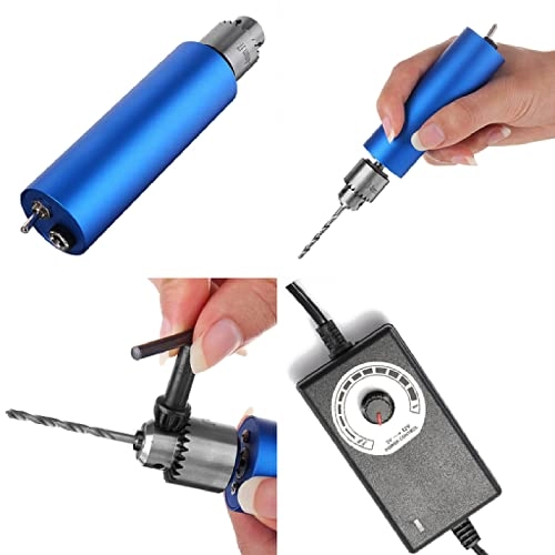 Mini Electric Hand Drill - Aluminum 105 Accessories