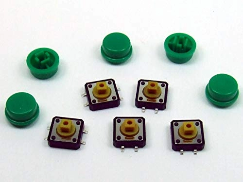 POPESQ Momentary switch - 5 pcs SPST-NO 12 x 12mm SMD