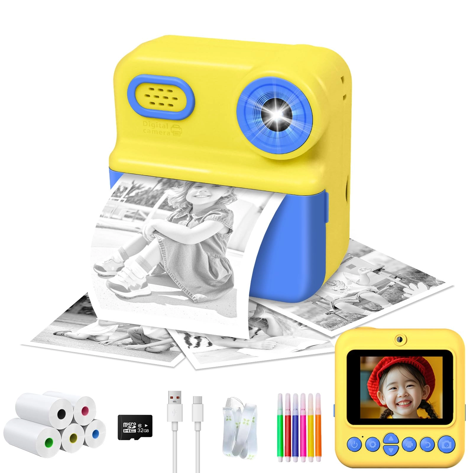 PINREK P03 - 1080P Instant Print 32GB