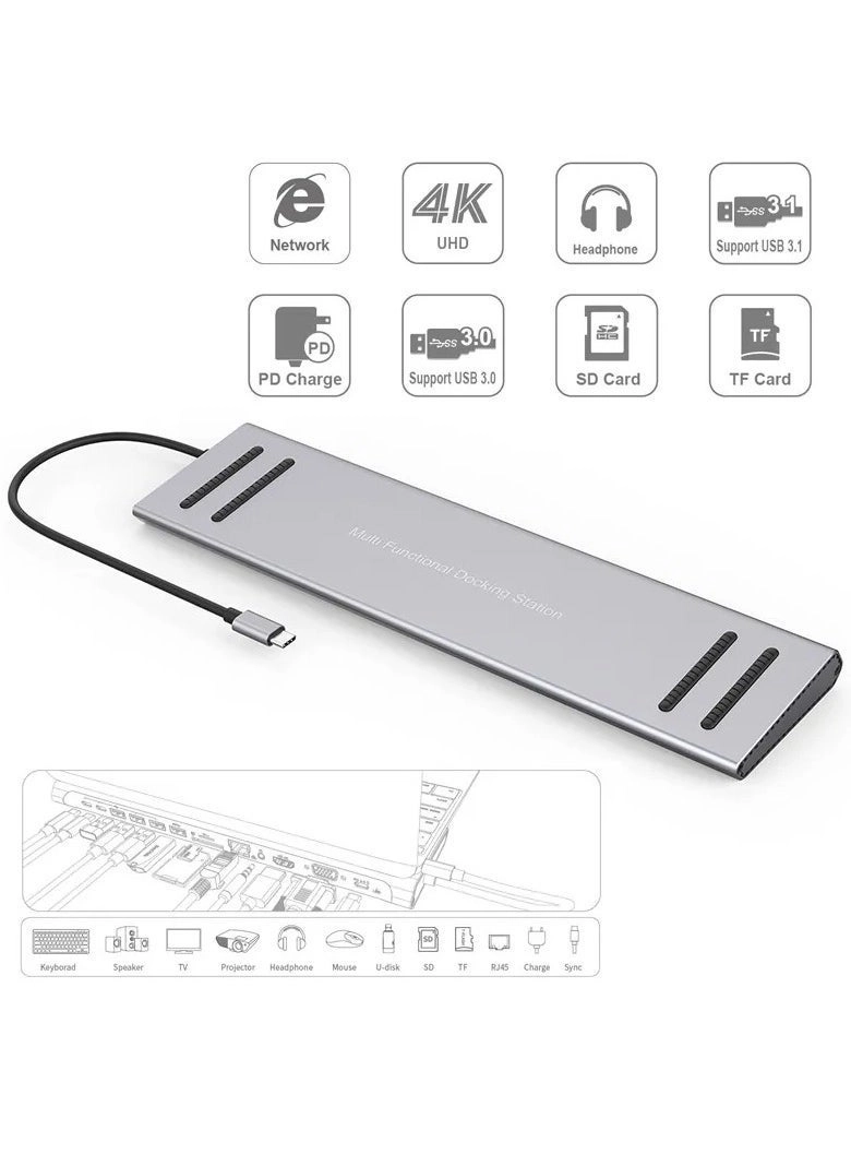 11-in-1 USB C Hub - USB C MacBook Pro MacBook Air