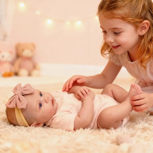 Reborn Doll - 18"/48cm Soft Silicone vinyl Pink Ages 3+