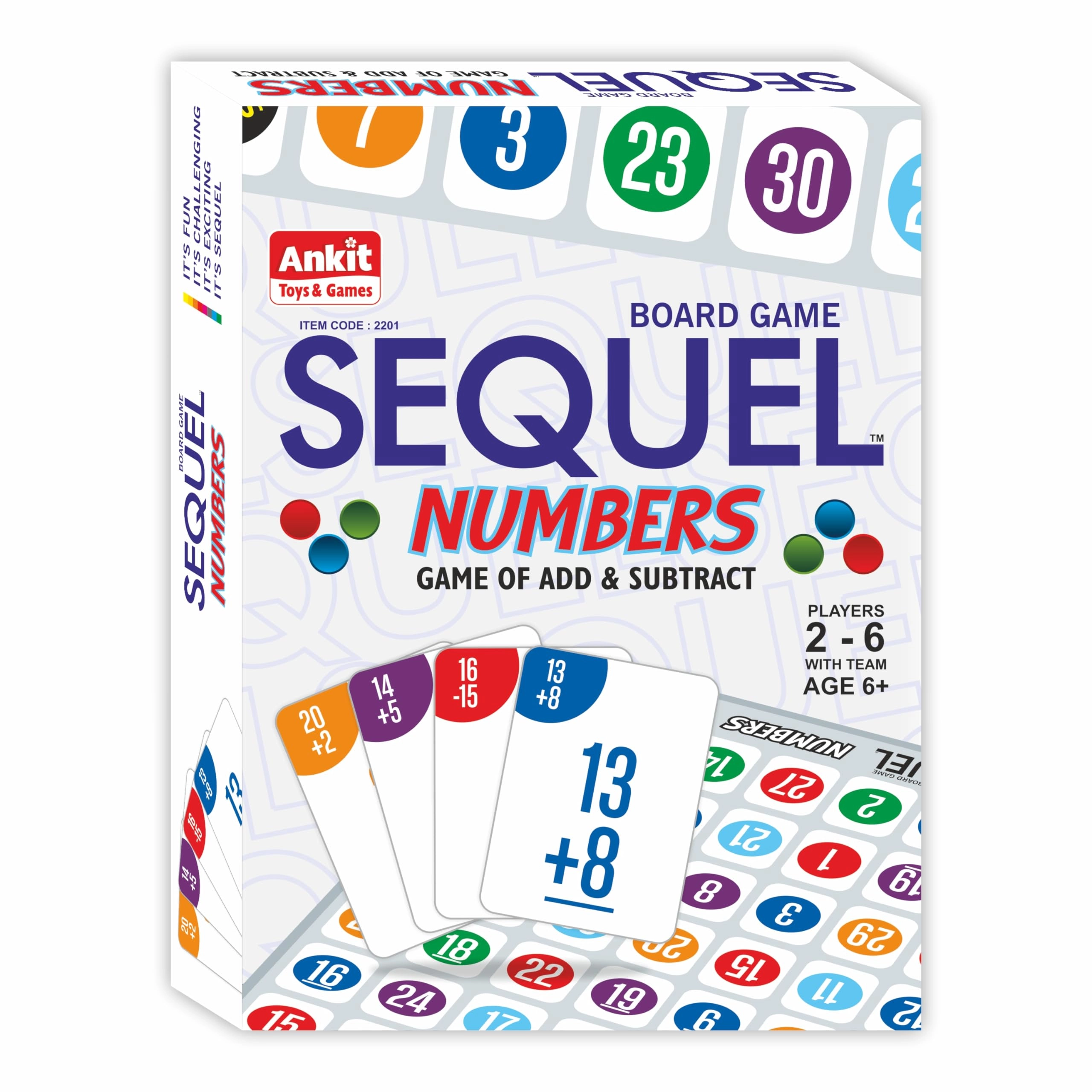 Ankit Toys & Games Sequel Numbers