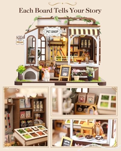 Miniature Dollhouse Kit - Pet Shop