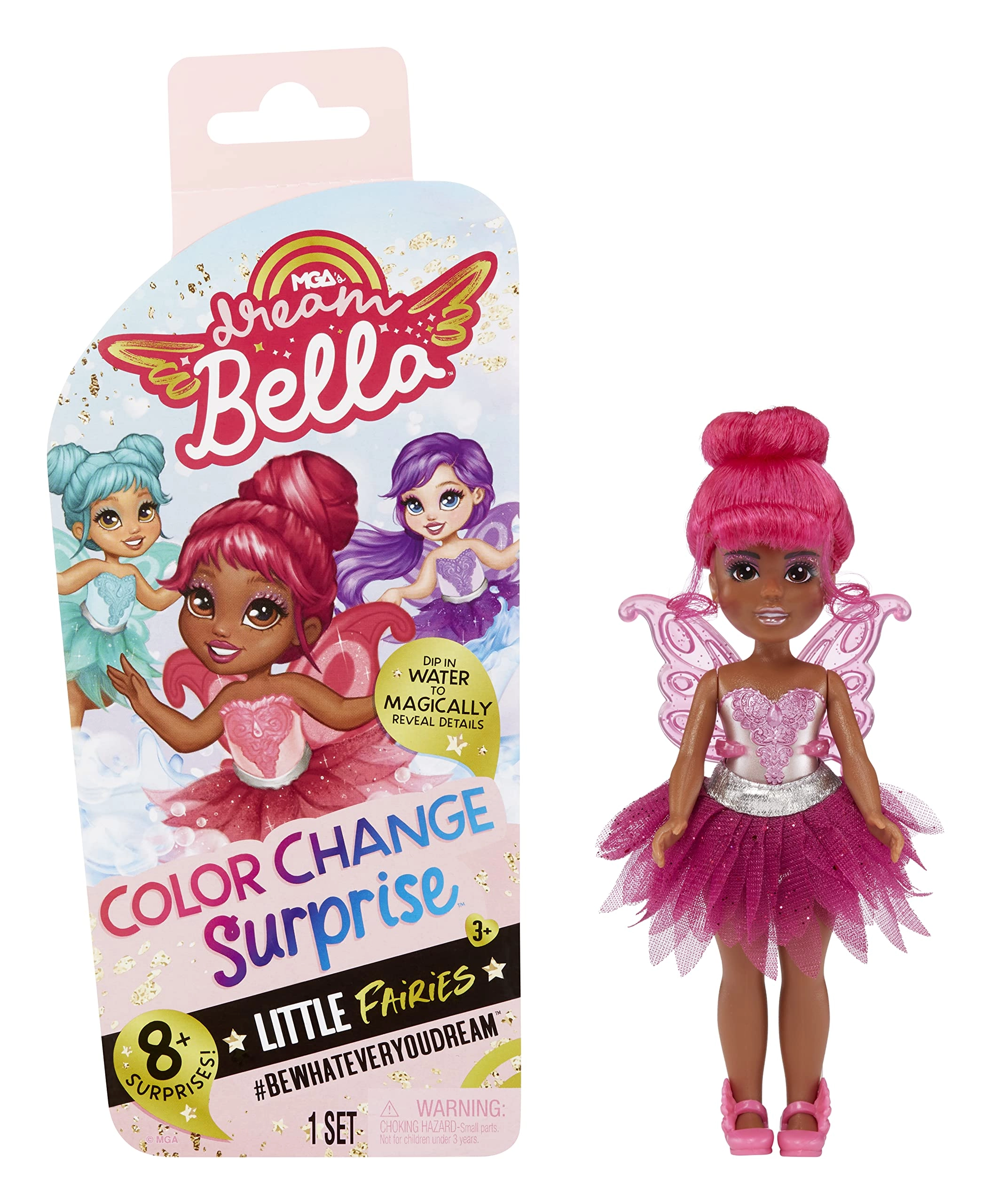 MGA Entertainment Jaylen Small Fashion Doll - 5.5"/14cm Colour Change Ages 3+