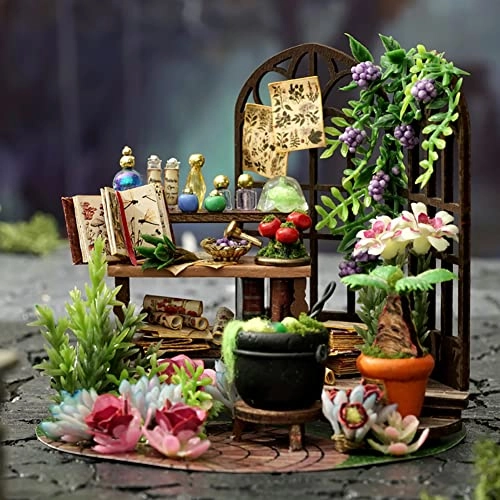 Miniature Wooden Dollhouse Furniture Kit - Creative Room 1:24