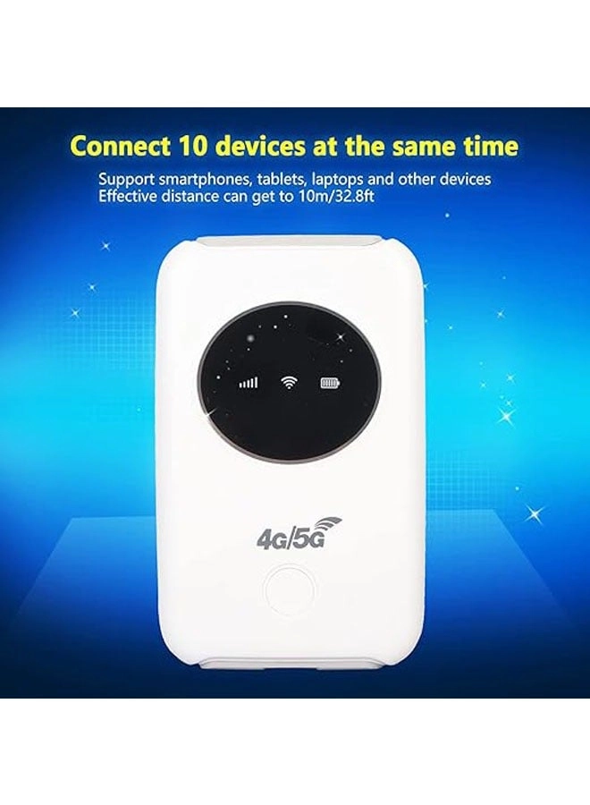 Portable Mobile WiFi - 4G LTE SIM Card Slot Lightweight