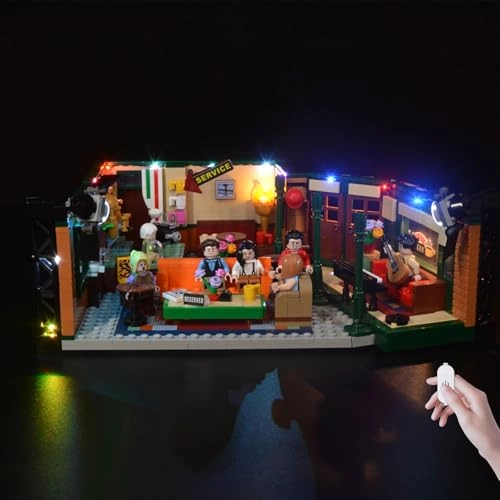 BrickSoul Lego Friends Central Perk Light Kit (21319) - ONOff Dimmer Switch Hidden Cable