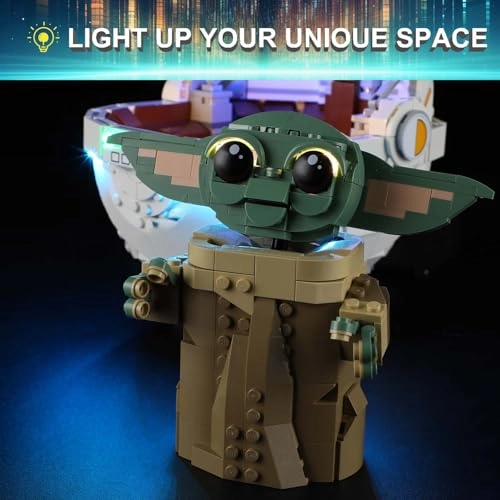 LED Light Kit for LEGO 75403 Grogu with Hover-Pram