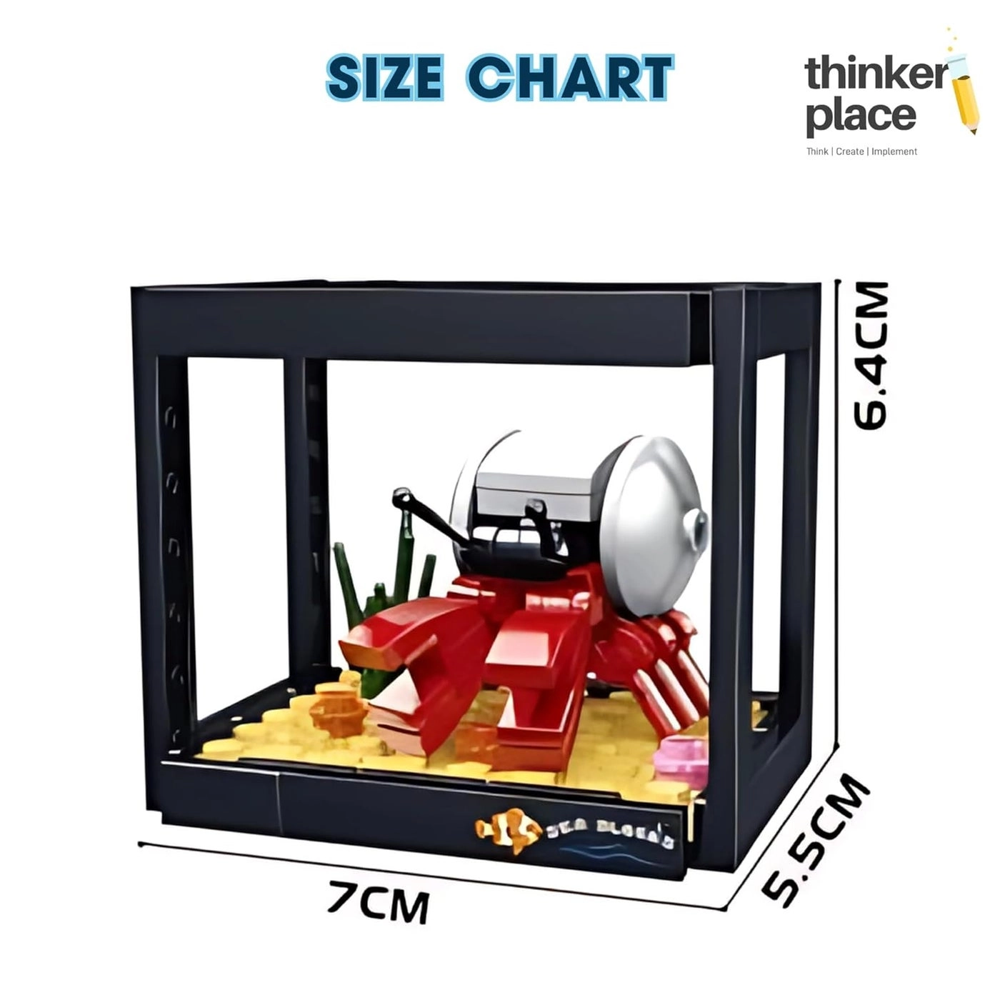 8-in-1 Dream Ocean Fish Tank - Hermit Crab 90 pcs