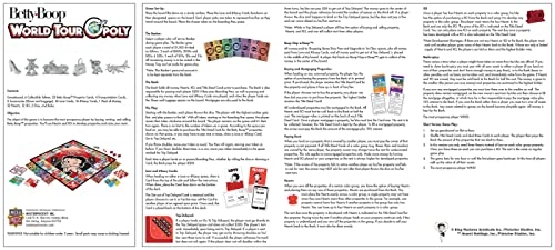 Betty Boop World Tour-Opoly