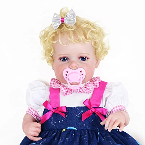 Galaxia Girl Toddler Doll - 21 inch Vinyl Rooted Blond Hair Blue Eyes Ages 14+