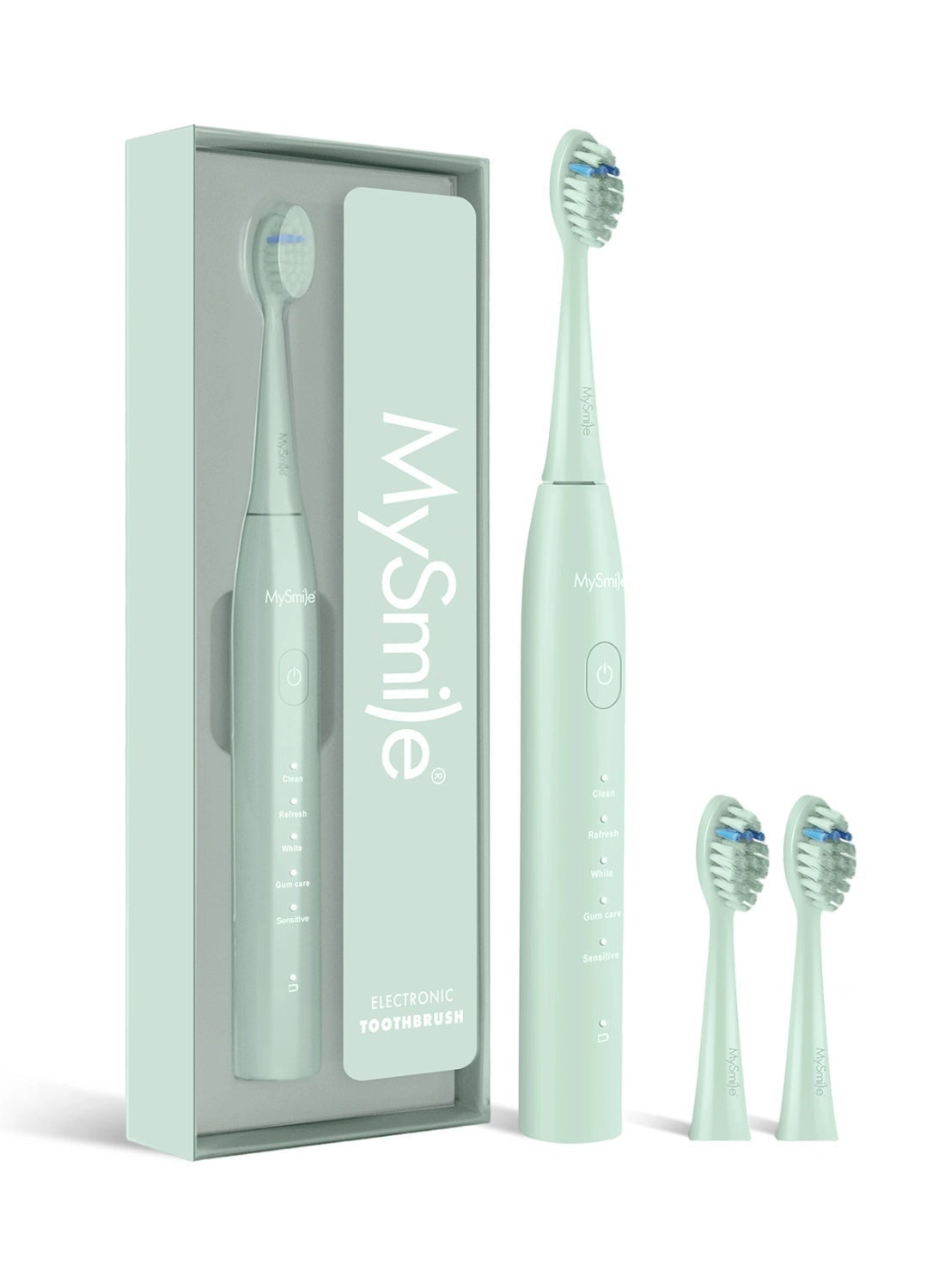 DY156 - Electric Toothbrush Rechargeable 3 Replacement Brushes 45,000 RPM