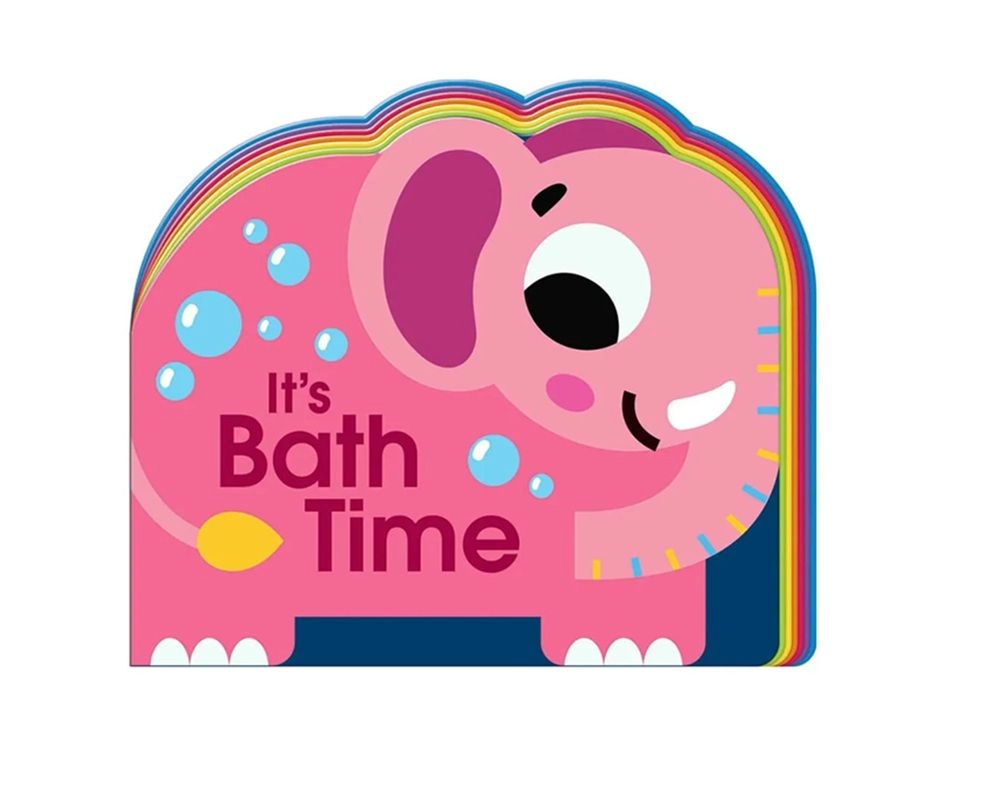 Edu Fun Its Bath Time Elephant Board Book - 1 years+