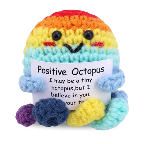 Octopus Crochet 6.7 cm - Handmade Multicolored