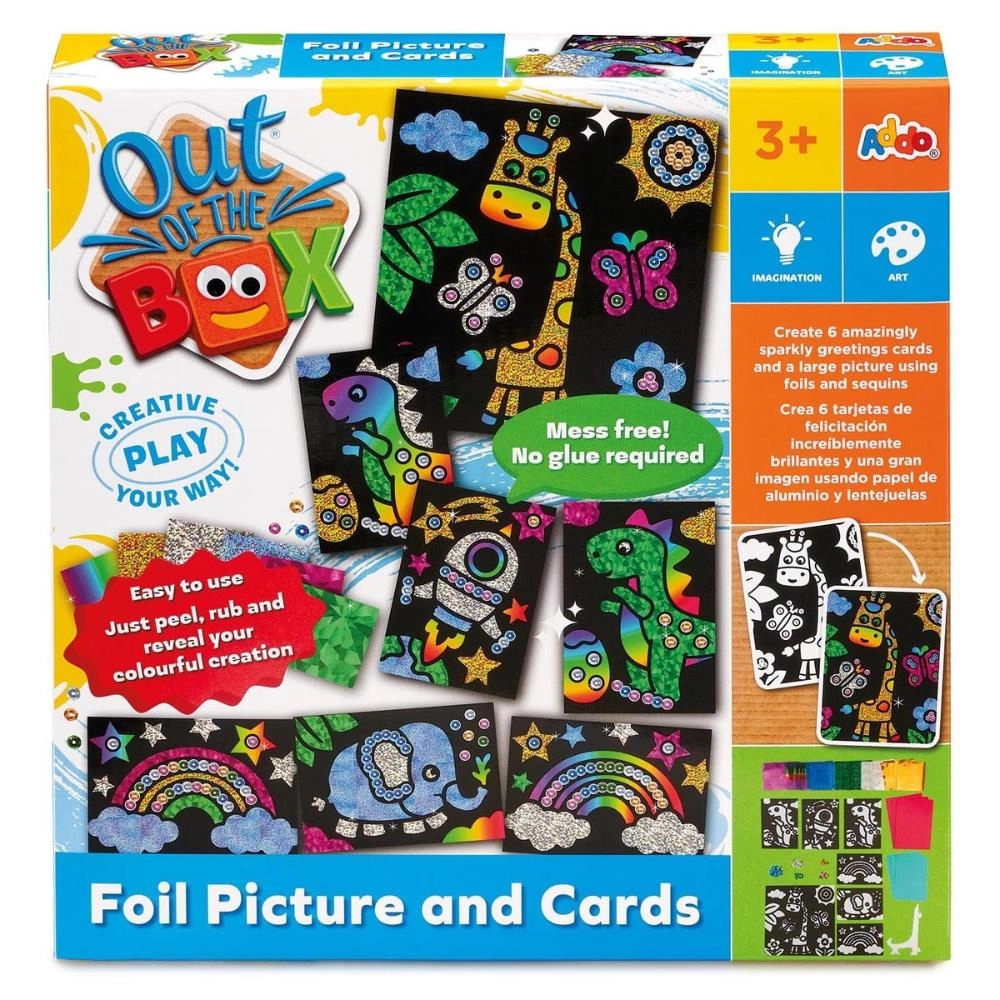 Out Of The Box Foil Picture And Cards - 3 +