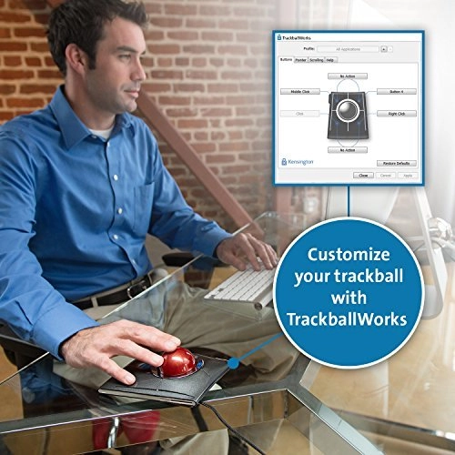 SlimBlade Trackball Mouse - USB