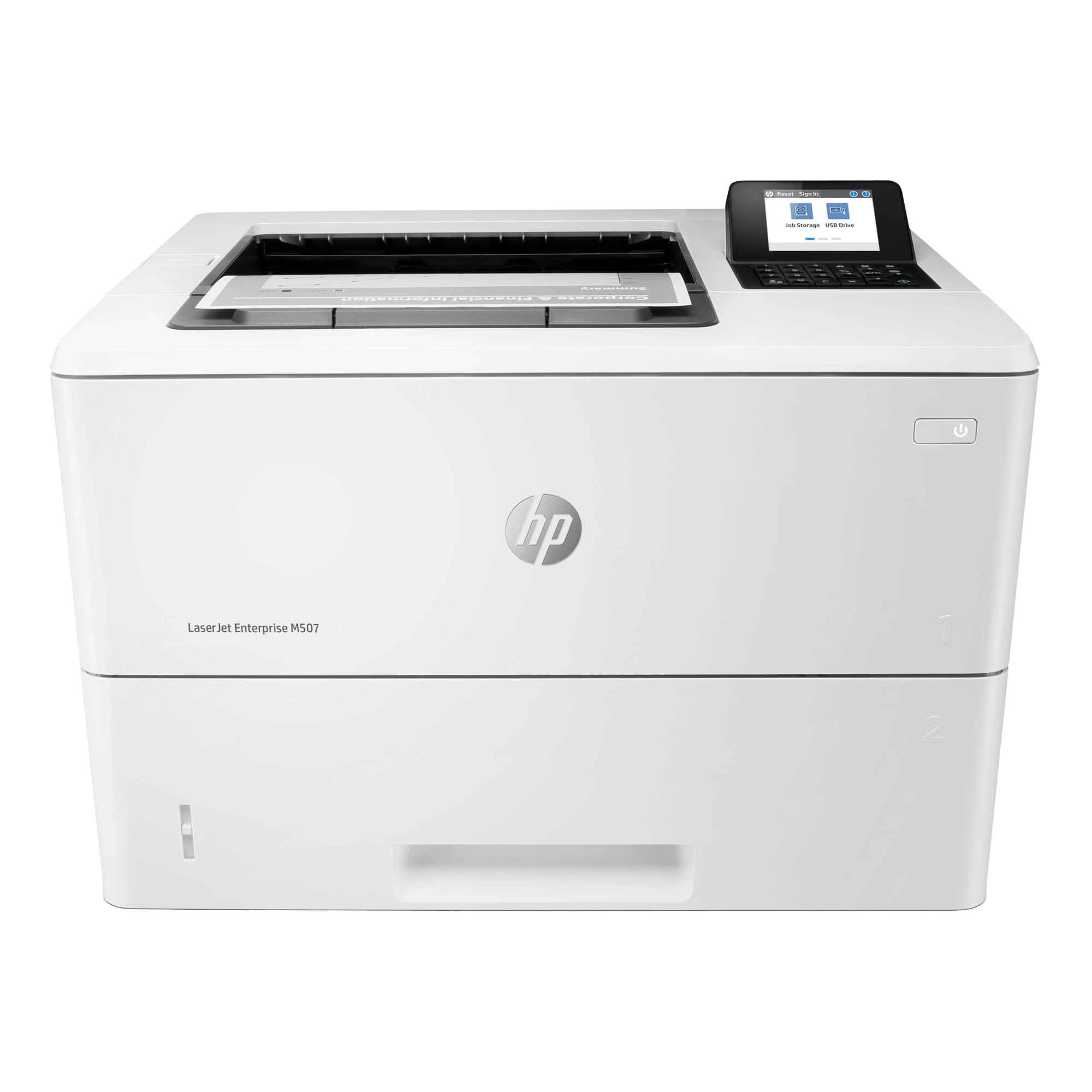 HP LaserJet Enterprise M507dn - white