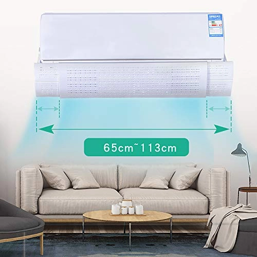 AC Deflector - 56*18cm Telescopic white