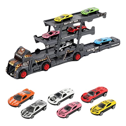 Car Transporter Truck - 6pcs Bundle