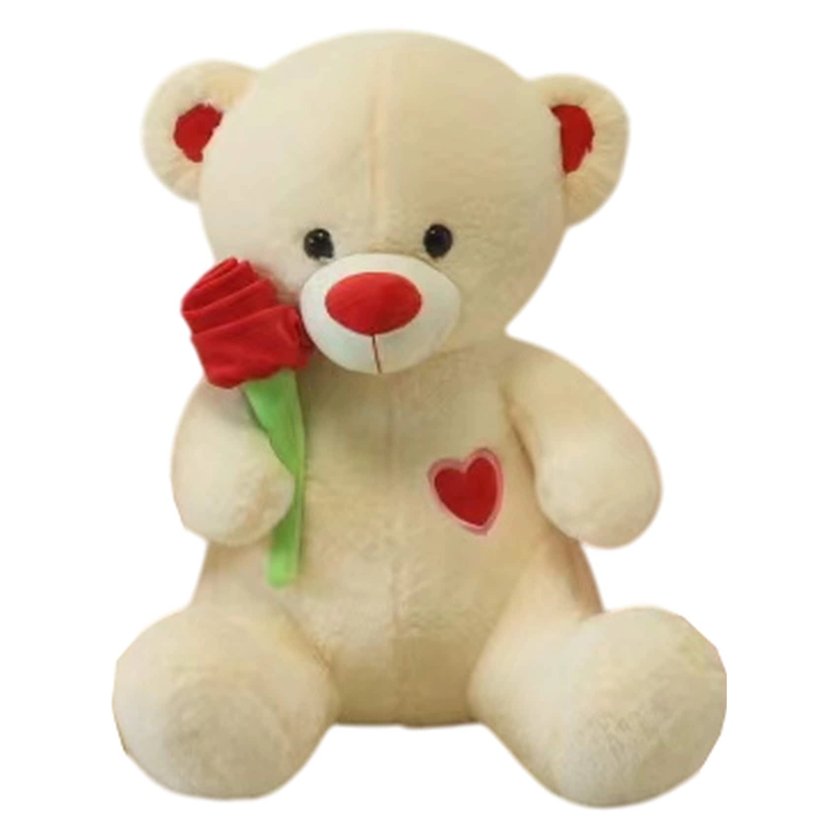 Carrefour Teddy With Heart XJ712 - 32 cm Plush