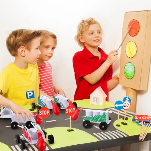 Balloon Car Kits Science - Adult 48 pieces