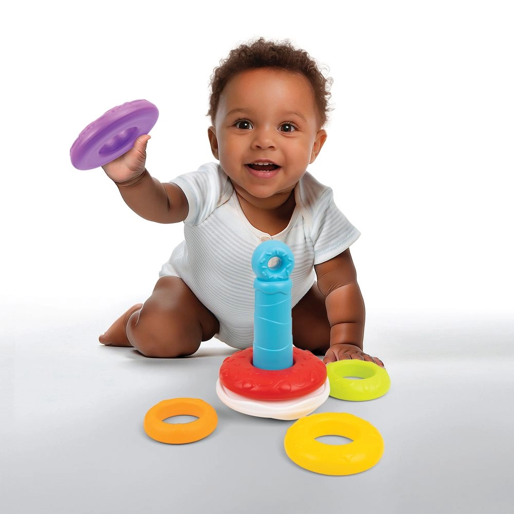 Wobble Donut Stacker - Suitable for 6 Months & Above.