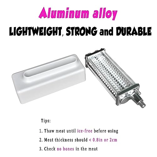 Meat Tenderizer - Stainless Steel Gears White