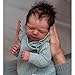 Reborn Baby Doll - 18 inch Soft Cloth Body Hand Rooted Hair Ages 3+