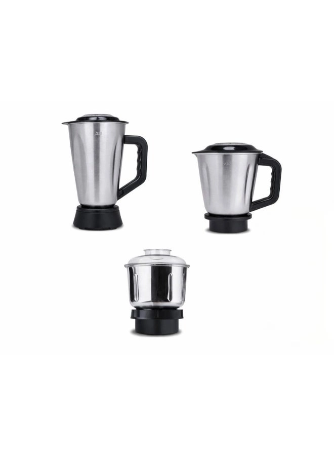 3-in-1 Mixer Grinder & Blender - 1.5L 0.9L 0.3L 800W